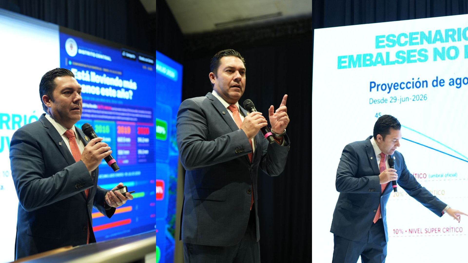 Alcalde Juan Diego Zelaya expone ante ingenieros las acciones para enfrentar la crisis hídrica en la capital